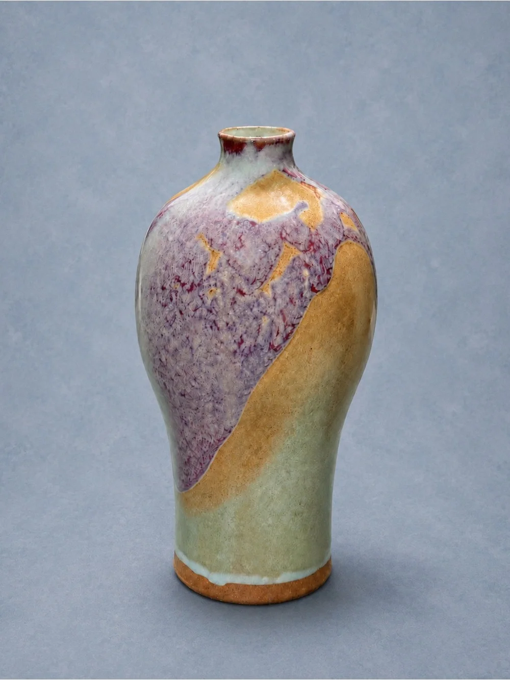 Ruth Stein for Diane Love NYC Studio Art Pottery Vase Signed Multicolor 7”